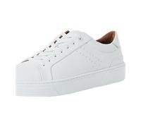 Sneaker MARCO TOZZI, Herren, Gr. 41, weiß, Leder, unifarben, Schuhe Sneaker, Schnürschuh, Halbschuh, Freizeitschuh mit seitlichem Lochmuster (72917630-41) weiß