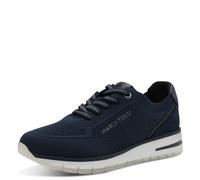 MARCO TOZZI Damen Sneaker flach Sportlich Bequem, Blau (Navy Comb), 38 EU