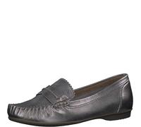 Marco Tozzi Damen, Leder, weiches Feel ME Fußbett, 2-24225-42 Mokassin, Pewter, 38 EU