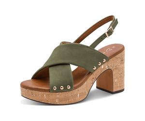 Marco Tozzi M2836646 für Damen, grün, Größe 38 EU