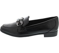 MARCO TOZZI Damen Loafer ohne Absatz mit Schnalle Flach, Schwarz (Black), 40 EU
