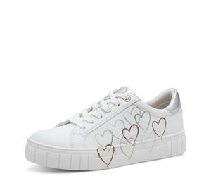 Marco Tozzi Plateau Sneaker Skechers Herz für Damen, weiß, Größe 41 EU