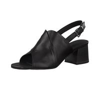 Marco Tozzi PREMIO 2-2-28046-36/110 WHITE/BLACK Riemchensandalen FS 2021 für Damen, schwarz, Größe 37 EU