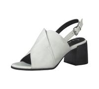 Marco Tozzi PREMIO 2-2-28046-36/110 WHITE/BLACK Riemchensandalen FS 2021 für Damen, weiß, Größe 38 EU