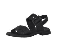 Marco Tozzi PREMIO 2-2-28163-36/002 BLACK ANTIC Riemchensandalen FS 2021 für Damen, schwarz, Größe 36 EU