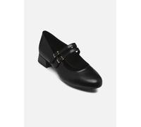 MARCO TOZZI Damen Pumps Riemchenpumps mit kleinem Blockabsatz 2-22209-44, Größe:39 EU, Farbe:Schwarz