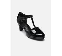 Marco Tozzi Damen Pumps weiches Feel Me Fußbett weiches Innenfutter Vielseitig, schwarz (Black PATENT), 39 EU