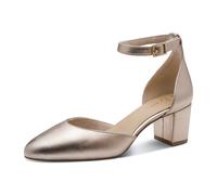Marco Tozzi Riemchenpumps für Damen, gold, Größe 40 EU