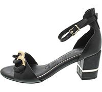 Marco Tozzi Damen 2-2-28306-20 Sandalette, Black/Gold, 39 EU