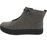 MARCO TOZZI Damen Stiefeletten zum Schnüren ohne Absatz mit Reißverschluss, Grau (Dk.Grey Comb), 39 EU