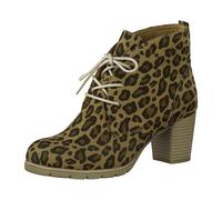 Marco Tozzi Schnürstiefeletten für Damen, beige, Größe 37 EU