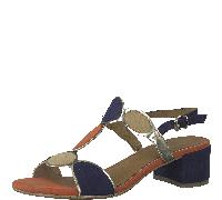 Marco Tozzi Damenschuhe Riemchensandalen NAVY COMB NAVY COMB - Gr. - 40