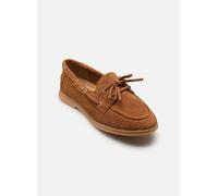 Slipper MARCO TOZZI, Herren, Gr. 42, cognac, Veloursleder, unifarben, Schuhe Slipper, Halbschuh, Bootsschuh, mit modischen Durchzügen (83339955-42) cognac