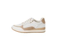 Marco Tozzi Sneaker Leder/Synthetik Weiß/Braun - 37