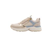 Sneaker MARCO TOZZI "Marco Tozzi Sneaker Lederimitat", Herren, Gr. 37, cream, Lederimitat, Schuhe Sneaker (14302024-37) cream
