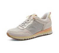 Marco Tozzi Damen Sneaker weiches Feel Me Wechselfußbett weiches Innenfutter Stylisch, beige (Cream Comb), 37 EU