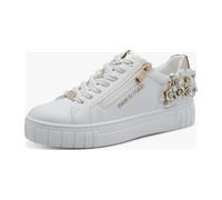 Marco Tozzi Sportliche Schnürschuhe für Damen, weiß, Größe 40 EU
