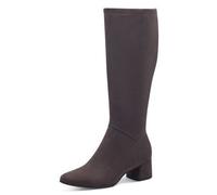 MARCO TOZZI Damen Hohe Stiefel mit Absatz Elegant Spitz, Grau (Anthracite), 36 EU