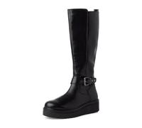 Marco Tozzi Stiefel Langschaft Biker für Damen, schwarz, Gr. 36 EU