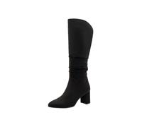 Stiefel MARCO TOZZI, Damen, Gr. 41, Textil, schwarz, Schuhe Stiefel, Blockabsatz, Langschaftstiefel mit slouchy Schaft (98029621-41) schwarz