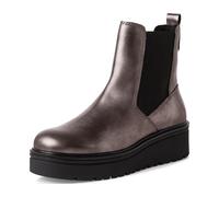 Marco Tozzi Stiefelette Keilsohle für Damen, silber, Größe 38 EU