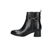 Stiefelette MARCO TOZZI "Marco Tozzi Stiefelette Leder", Damen, Gr. 39, schwarz, Leder, casual, Schuhe (95027509-39) schwarz