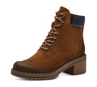 MARCO TOZZI Damen Stiefeletten zum Schnüren mit Blockabsatz mit Reißverschluss, Braun (Nut Comb), 40 EU
