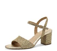 Marco Tozzi - Women Sandals metallic PLATINUM - Gr. - 36