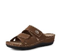 Marco Tozzi - Damen bequeme Pantolette taupeklett Taupe - Gr. - EU 40