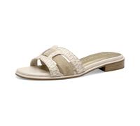 MARCO TOZZI Damen Pantoletten Elegant Sommer, Beige (Cream Comb), 42 EU