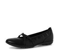MARCO TOZZI Damen Ballerinas mit Riemen Elegant, Schwarz (Black), 37 EU