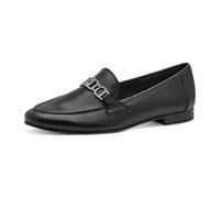 Loafer MARCO TOZZI BY GMK, Damen, Gr. 41, schwarz, Nappaleder, unifarben, elegant, Schuhe, Blockabsatz, Slipper, Businessschuh mit Feel Me-Ausstattung (97786042-41) schwarz
