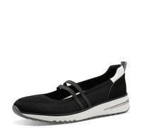 MARCO TOZZI Damen Slipper mit Riemen Bequem, Schwarz (Black Comb), 36 EU