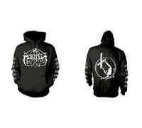 Marduk Cross Kapuzenpullover schwarz in S