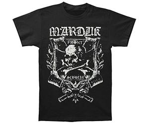 Marduk Herren Frontschwein Shield T-Shirt schwarz - Schwarz - Mittel