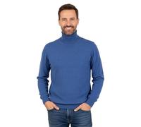 Marenza Rollkragenpullover für Herren aus Kaschmir-Mix, Langarm-Strickpullover, Hergestellt in Italien, denim, Large