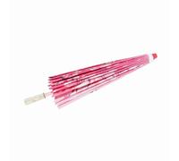 Marhynchus Stoff Regenschirm, Papierschirm, Kleine Regenschirm Chinesische Klassische Handgefertigte Papierschirm Parasol Hochzeitsfotografie Requisiten, Künstliche Blumen (rosa