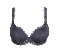 Unterlegter BH Herzform Grau 80 B Cup
