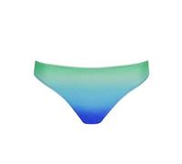 Marie Jo Slim Fit Bikinihose mit Strukturmuster Modell 'Nusa dua' in Aqua, Größe 44