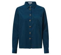 Marie Lund Cordbluse Damen petrol, 36