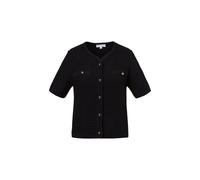 Marie Lund Kurzarm-Strickjacke Damen schwarz, L