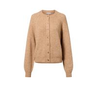 Marie Lund Strickjacke mit Wolle und Alpaka Damen camel, L