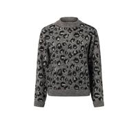 Marie Lund Strickpullover mit Wolle und Mohair Damen grau, XS