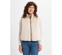 Marie Lund Weste zum Wenden Damen beige, 38