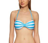 Marie Meili Damen Bikin Oberteil MMS13S0557, Gr. 34/36 (S), Türkis (Turquoise Stripe)