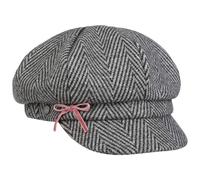 Marieke Herringbone Ballonmütze by Lierys grau One Size