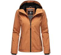 Outdoorjacke MARIKOO "Brombeere", Damen, Gr. XS (34), bunt (rusty cinnamon), Obermaterial: 100% Polyester, Innenmaterial: 100% Polyester, Jacken, sportliche Übergangsjacke mit Kapuze (16161803-XS) rus