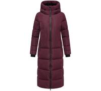 MARIKOO Damen Langer Wintermantel warmer Steppmantel mit verstellbarer Kapuze und wasserdichten Reißverschlüssen Honiaa XVI XS-6XL