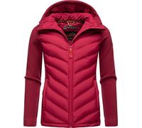 MARIKOO Damen leichte Übergangsjacke Steppjacke Mount Haruna Fuchsia Gr. S