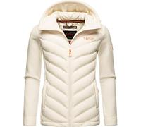 MARIKOO Damen leichte Übergangsjacke Steppjacke Mount Haruna Offwhite Gr. S